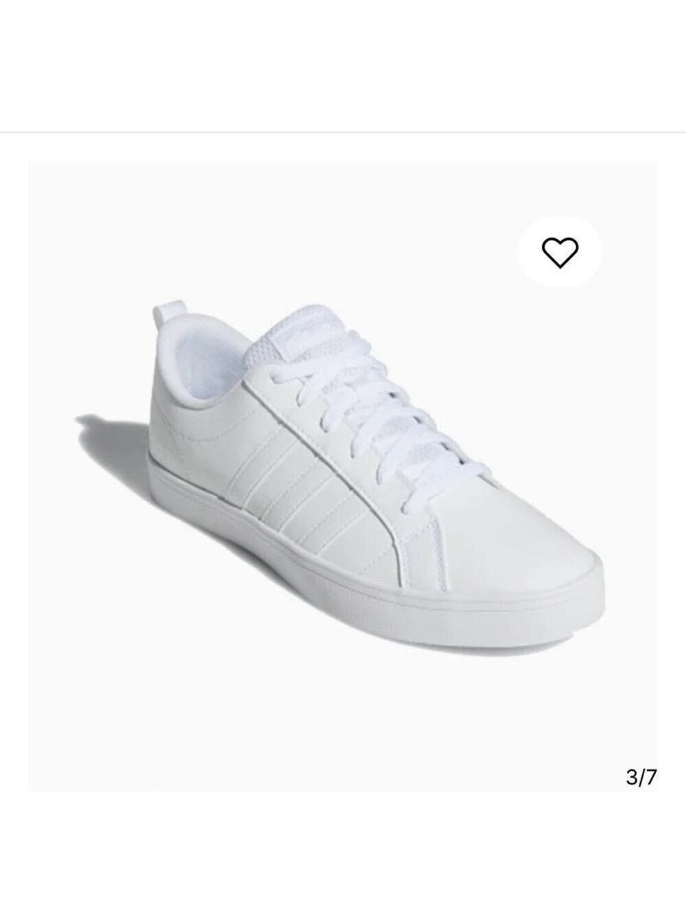 Adidas White Neo VS Pace Sneakers Size 7.5 - Picture 2 of 9